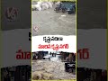 కృష్ణ నదిలా మారిన కృష్ణ నగర్ | Flood Water Flow Like Krishna River In Krishna Nagar | V6 News - 00:52 min - News - Video