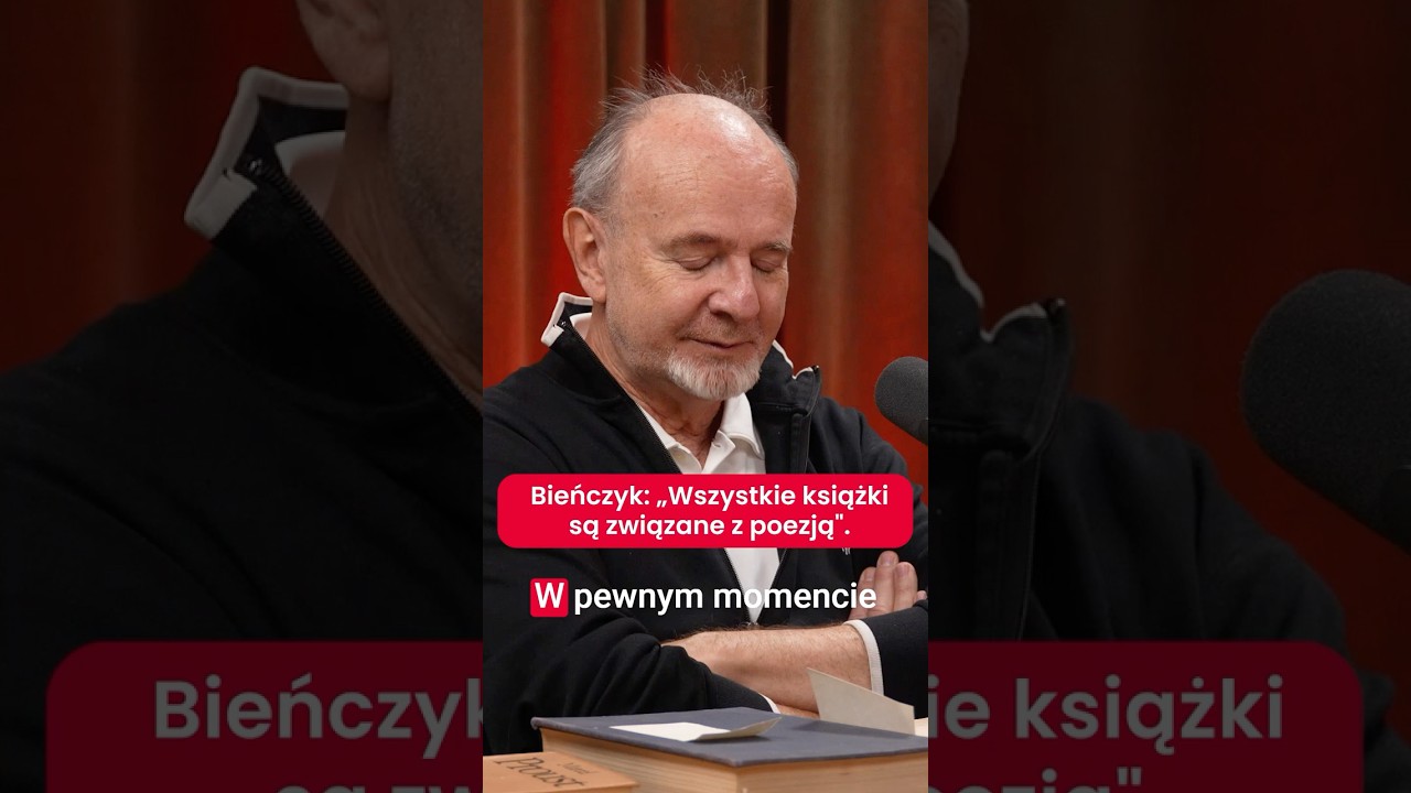 Bieńczyk: „Wszystkie książki są związane z poezją". | Tygodnik Polityka #shorts