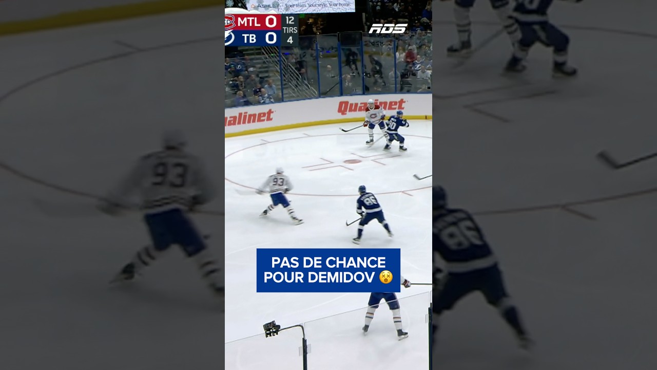 Bâton brisé d’un côté et Nikita Kucherov fait 1-0 de l’autre. ⚡️#GoHabsGo sur RDS 📺