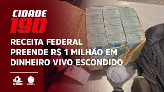 Receita Federal apreende R$ 1 milhão em dinheiro vivo escondido em bagagem de empresário