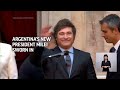 Argentina’s new president Milei sworn in  - 02:08 min - News - Video