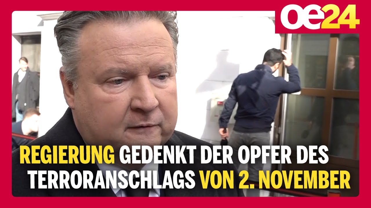 Regierung gedenkt der Opfer des Terroranschlags | Michael Ludwig