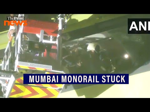 Mumbai Monorail stuck on elevated track, passengers being rescued