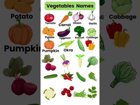Vegetables name in English|#vegetables  #english #education #shorts