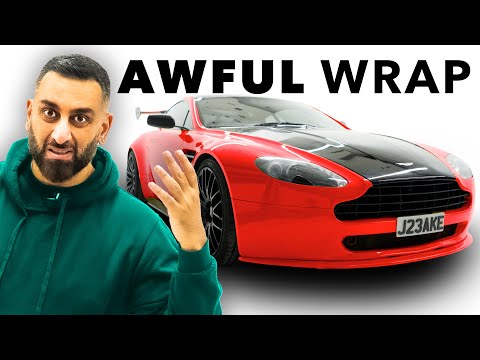 Disastrous DIY Car Wrap: Aston Martin Woes Unveiled