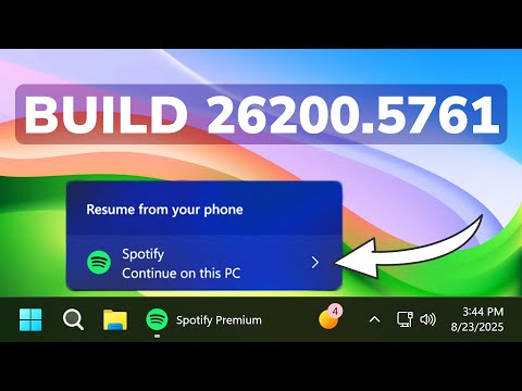 New Windows 11 25H2 Build 26200.5761 – New Taskbar Feature, New Battery Icons on Lock Screen (Dev)