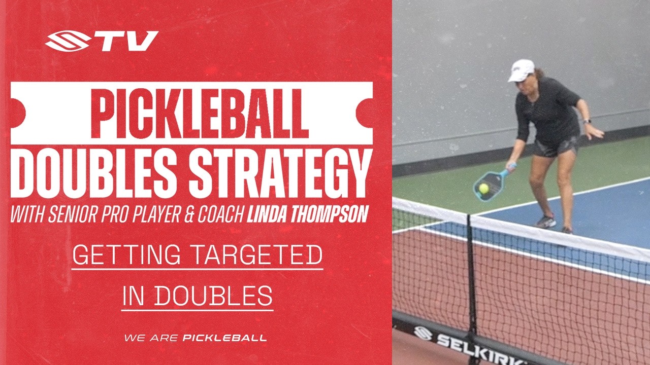 Get the Pickleball To Your Partner When You're Being Targeted