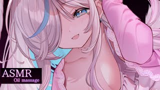 【ASMR】お耳溶かしてあげる⯎オイルマッサージと吐息耳ふー。タッピング。睡眠導入。OilEarMassage.Tapping.EarBlo