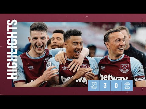 EXTENDED HIGHLIGHTS | WEST HAM UNITED 3-0 SOUTHAMPTON