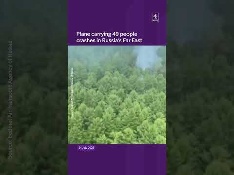 Plane with 49 people crashes in Russia
