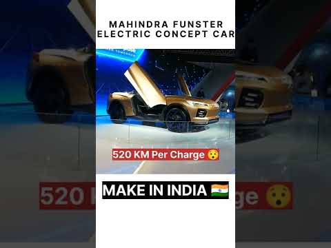 Mahindra Electric Funster Concept Car First look| Mahindra Electric Supercar with 4 E-motor  #shorts