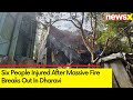 Six People Injured After Massive Fire Breaks Out in Dharavi | Ten Fire Tenders on the Spot | NewsX