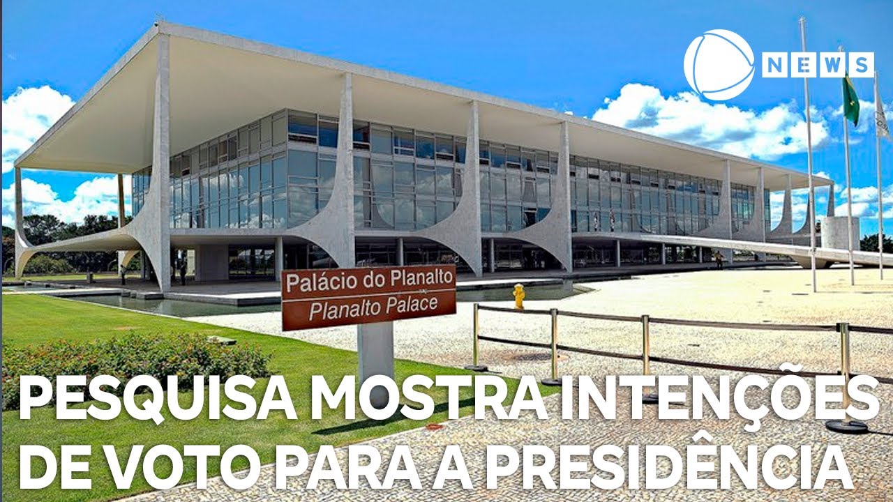 Pesquisa mostra intenções de votos para a presidência da República em 2026