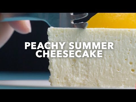 Peachy Summer Cheesecake