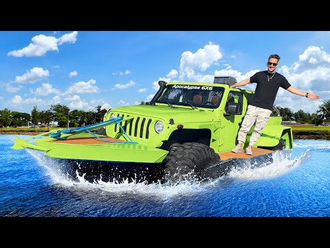 Supercar Blondie Test Drives Boat Truck: Jeep Gladiator Goes Amphibious!