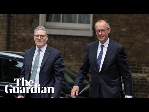 Keir Starmer and Friedrich Merz make joint statements – watch live
