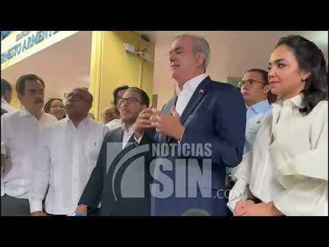 Presidente Luis Abinader hace llamado enérgico a la paz