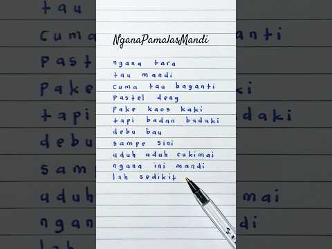 lirik lagu India viral di tiktok #nganapamalasmandi #liriklagu #indiaviral #funnysong #ytshorts #fyp