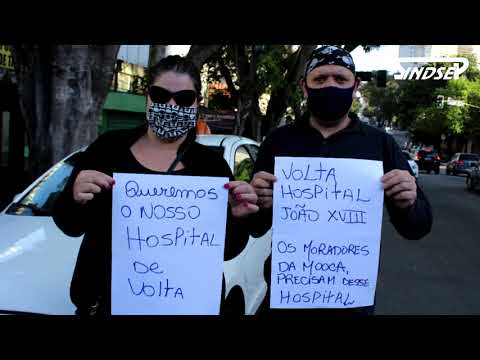 Trabalhadores e população protestam contra a ameaça de fechamento do Hospital Municipal João XXIII, na Mooca
