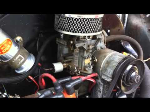 VW Single Weber 44 IDF & Electric Rotary fuel pump install ... 1968 vw bug generator wiring 