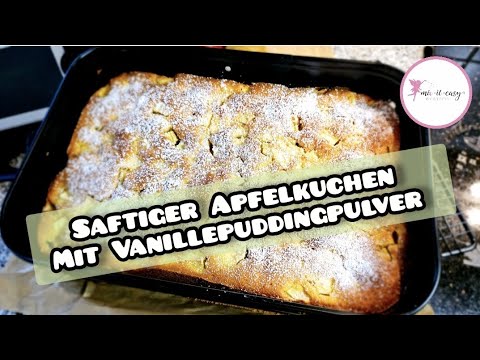 Sweet & easy ? saftiger Apfelkuchen mit Vanillepuddingpulver ? Thermomix | mix-it-easy by Steffi