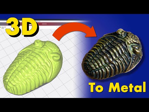 3D Print to Brass Casting: Trilobite