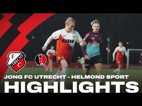 Jong FC Utrecht - Helmond Sport | HIGHLIGHTS