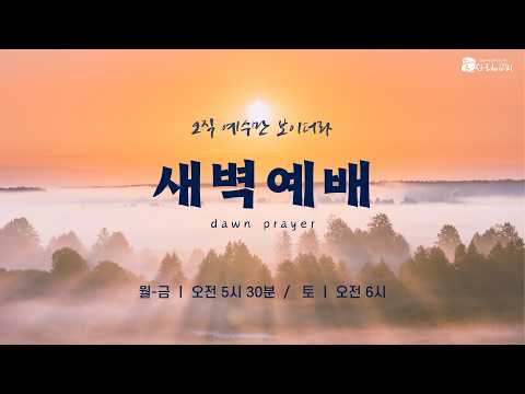 [LIVE] 대전늘사랑교회 l 2026년 3월 11일(수) 새벽예배