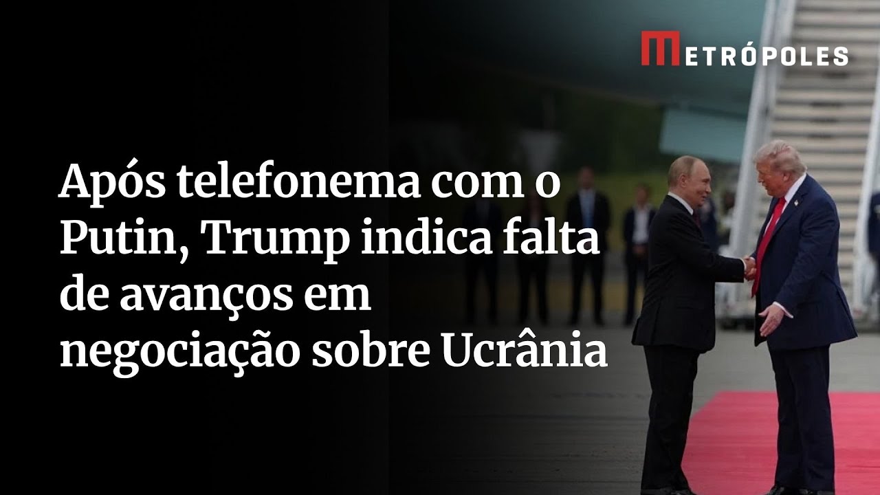 Trump sobre encontro com Putin Não quero ter uma reunião desperdiçada
