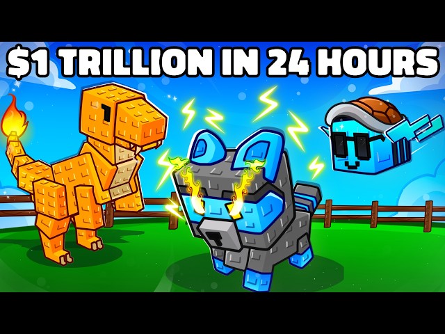 $0 to $1 Trillion in 24 Hours Using the RAREST Mutated Pets on Grow a Garden