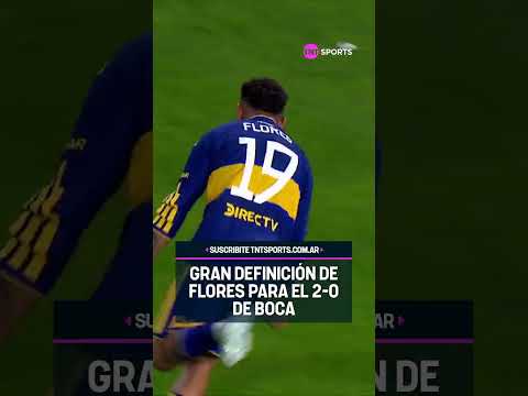 GRAN DEFINICIÓN DE FLORES PARA EL <strong>2</strong>-0 DE <strong>BOCA</strong> ANTE UNIÓN