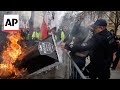 Polish police use tear gas, make arrests at farmers protest in Warsaw