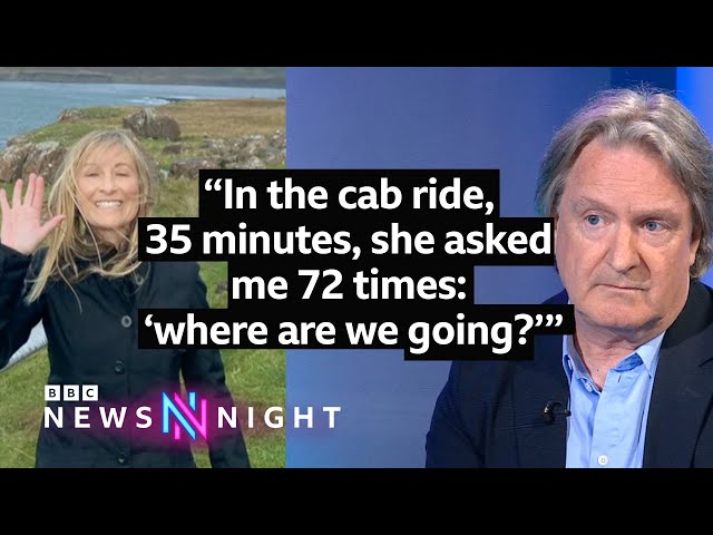 Fiona Phillips' husband: “In the cab ride… she asked me 72 times: ‘where are we going?’”