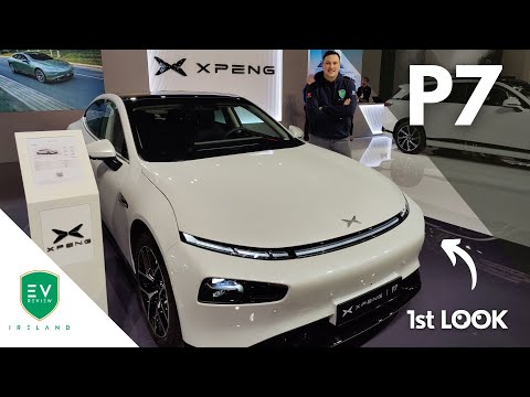 XPENG P7 -  1st Look Inside & Out of this Electric Sports Sedan