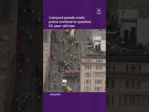 Liverpool parade crash: police continuing to question 53-year-old man