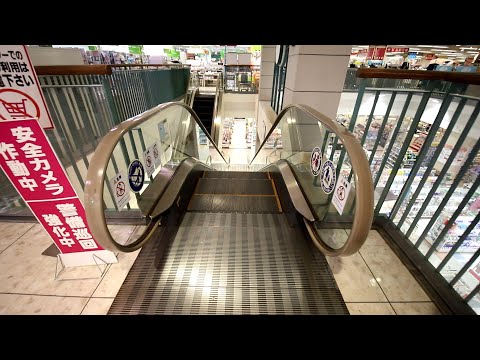 【三菱製】イオン高城ショッピングセンター　降りエスカレーター