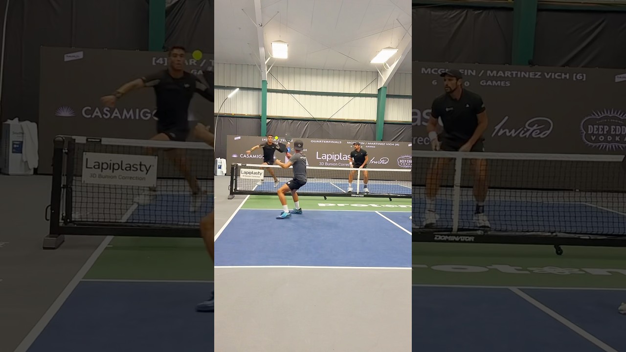 Great pickleball point. Even better ending. ⚡️