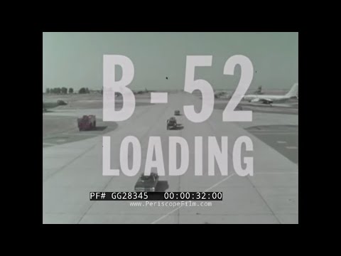 "B-52 LOADING / INTERNAL STORES" 1970 U.S. AIR FORCE B-52 STRATOFORTRESS CREW TRAINING FILM GG28345