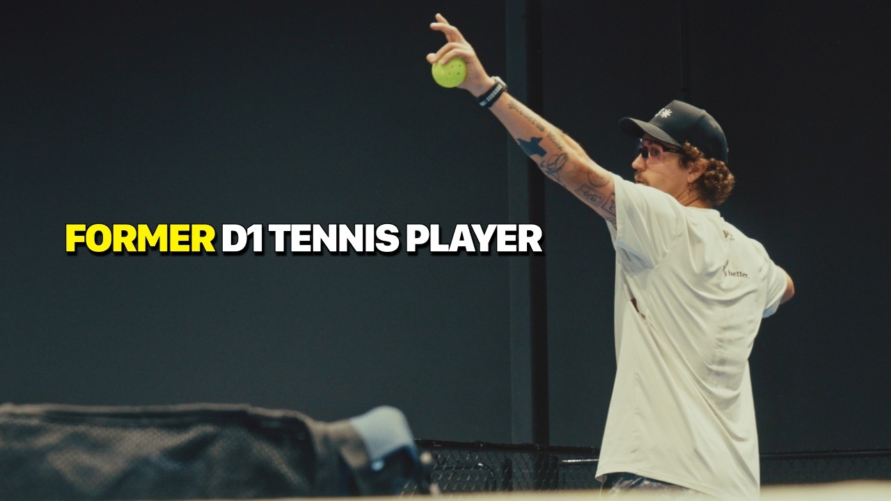 How pros hit overhead winners in Pickleball ft. Michael Loyd