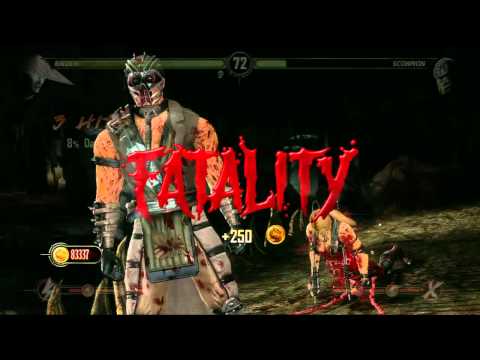 Mortal Kombat 9 - Fatalities 5 (Shang Tsung, Baraka, Kabal, Raiden, Sheeva)