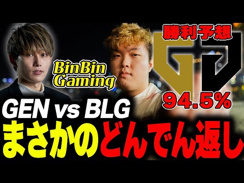 らいじんと見るWCS2023 Quarterfinals GEN vs BLG game1