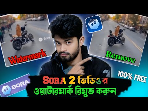 Sora 2 ভিডিও ওয়াটারমার্ক রিমুভ করুন | How to Remove the Sora 2 Watermark for free