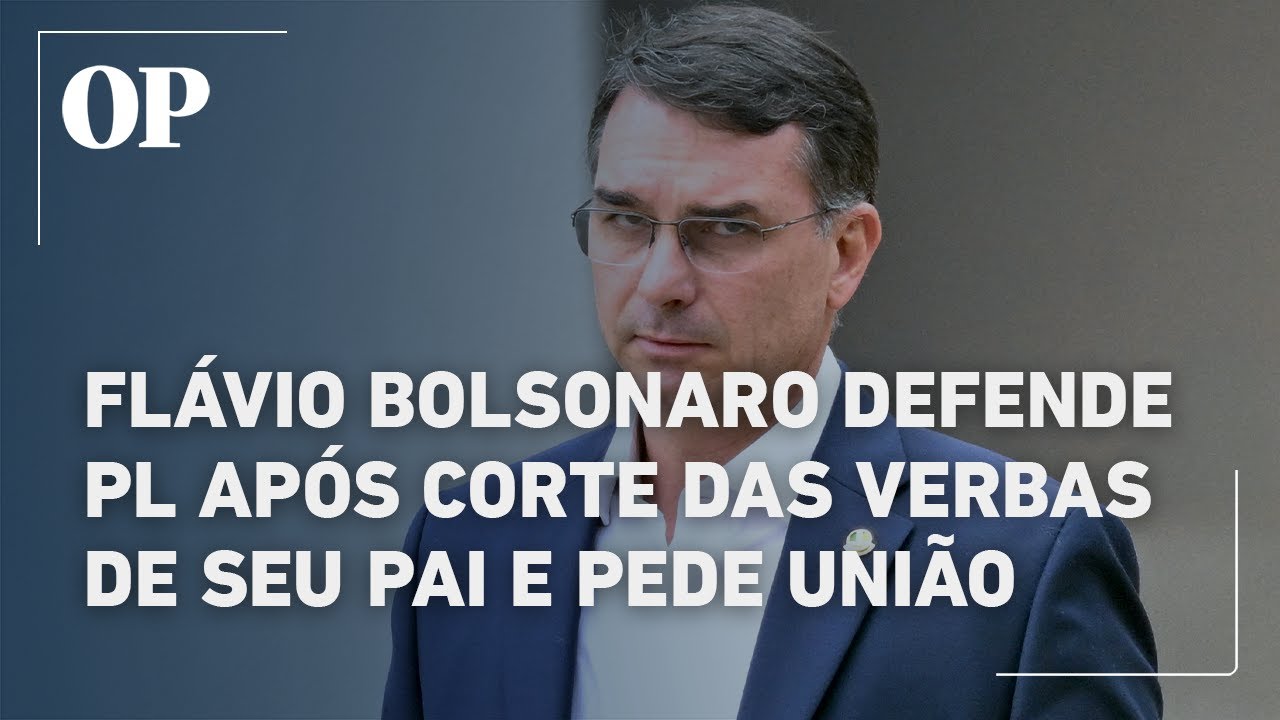 Flávio Bolsonaro defende PL após corte nas remunerações de seu pai: “é hora de ficarmos unidos”