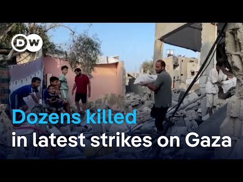 Israel continues Gaza strikes as US condemns toll | DW News