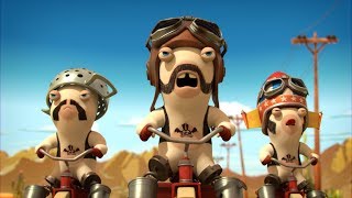 Rabbid Invasion - Biker zajac