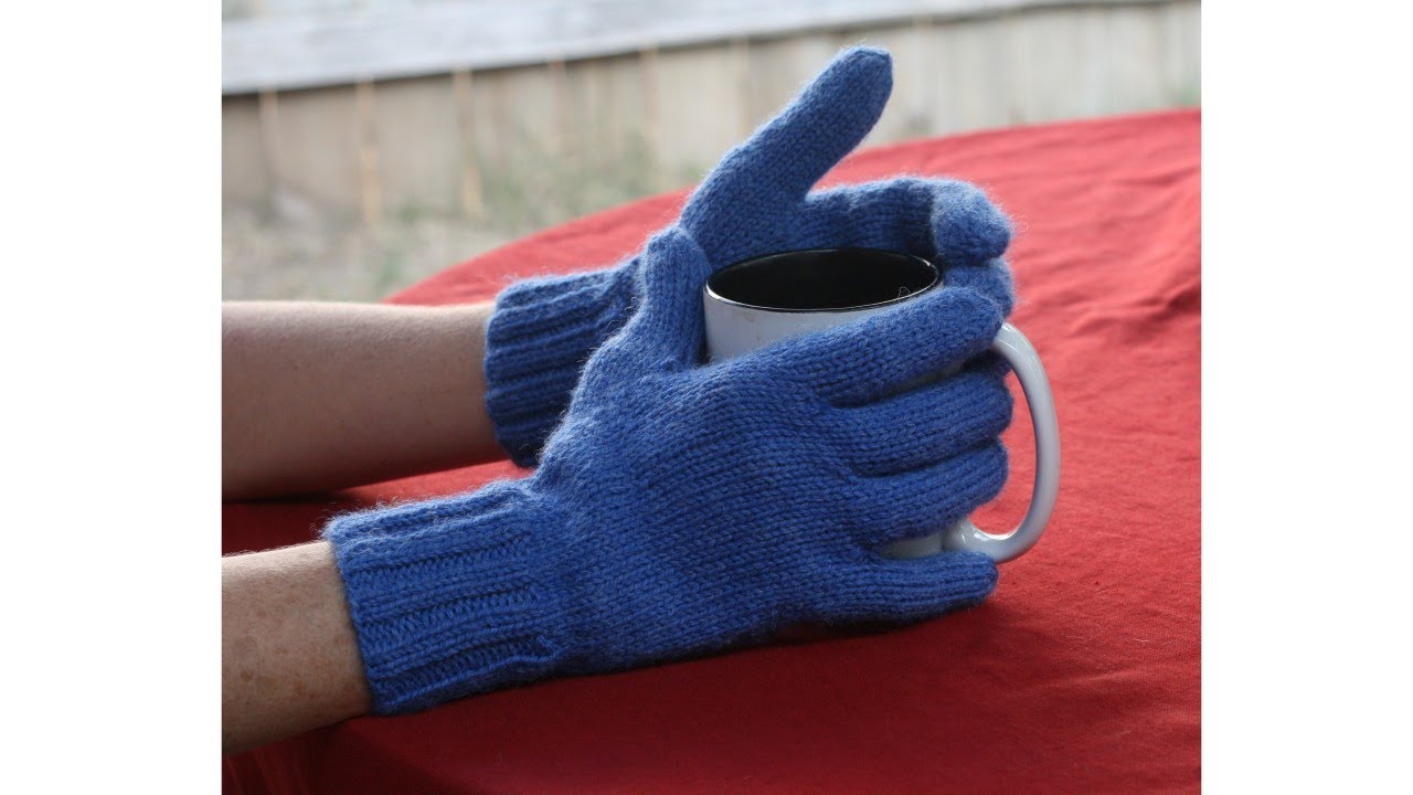 Handschuhe stricken lernen, Teile 19 Youtube
