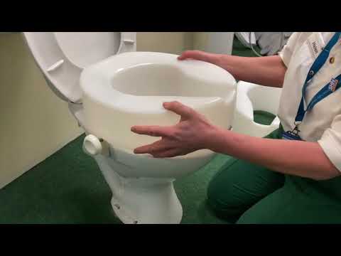 video Toilet Seat Riser/ Commode Seat Elevator for Elderly