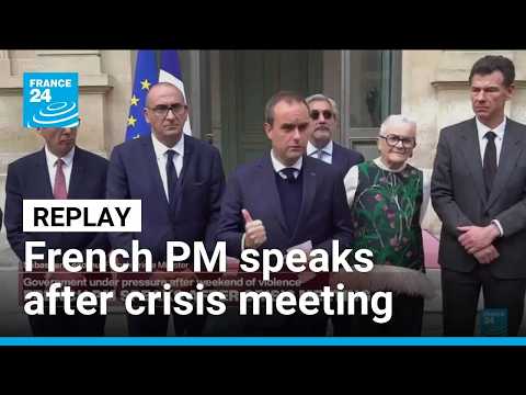 REPLAY: French PM speaks after crisis meeting • FRANCE 24 English