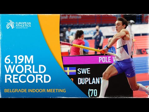 6.19m! Mondo Duplantis breaks WORLD RECORD | Belgrade Indoor Meeting