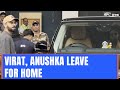 Virat Kohli, Anushka Sharma Leave For Home After World Cup Final